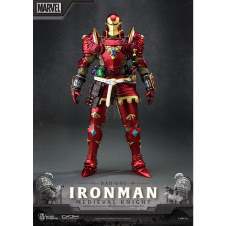 Marvel Dynamic 8ction Heroes akčná figúrka 1/9 Medieval Knight Iron Man 20 cm